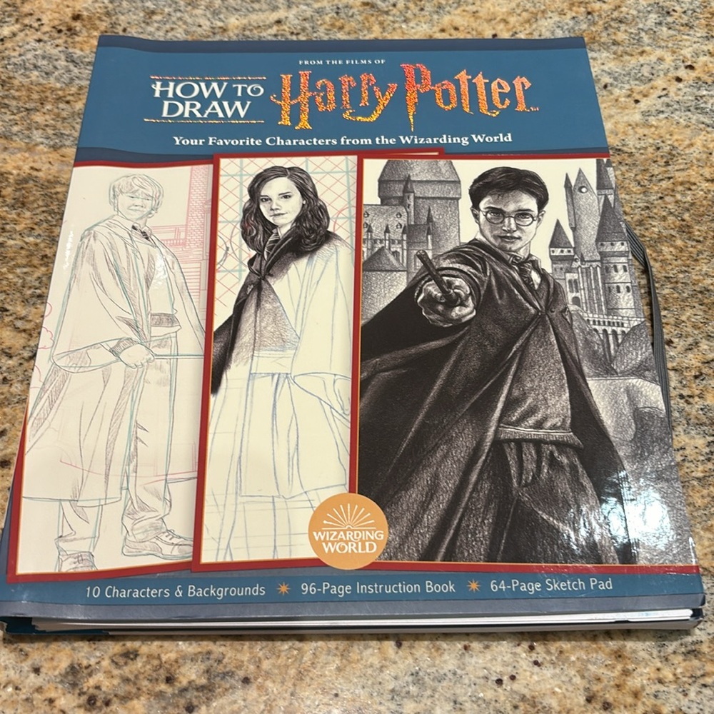 How to Draw - Harry Potter Book with Sketchpad